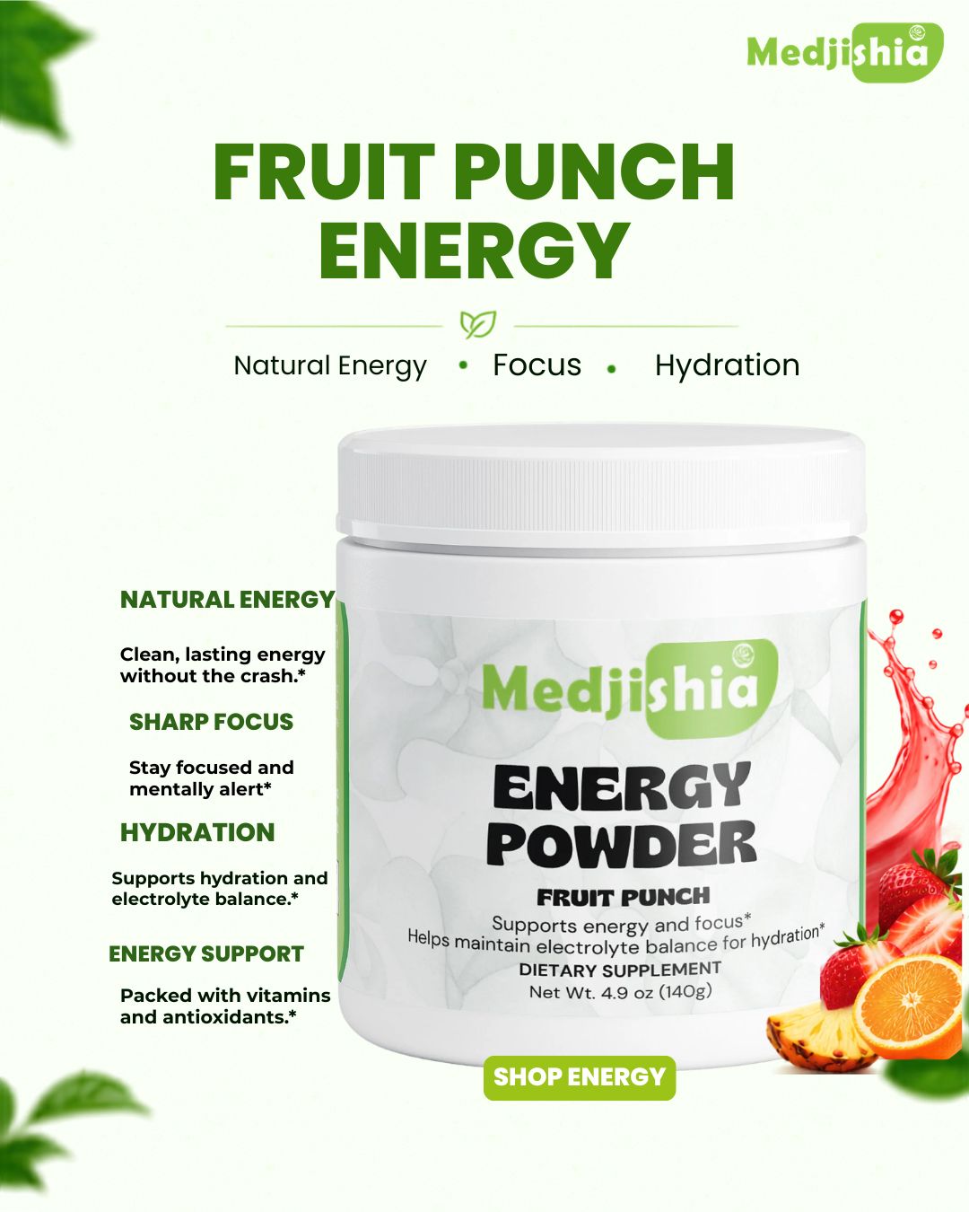 Energy Powder (Fruit Punch)